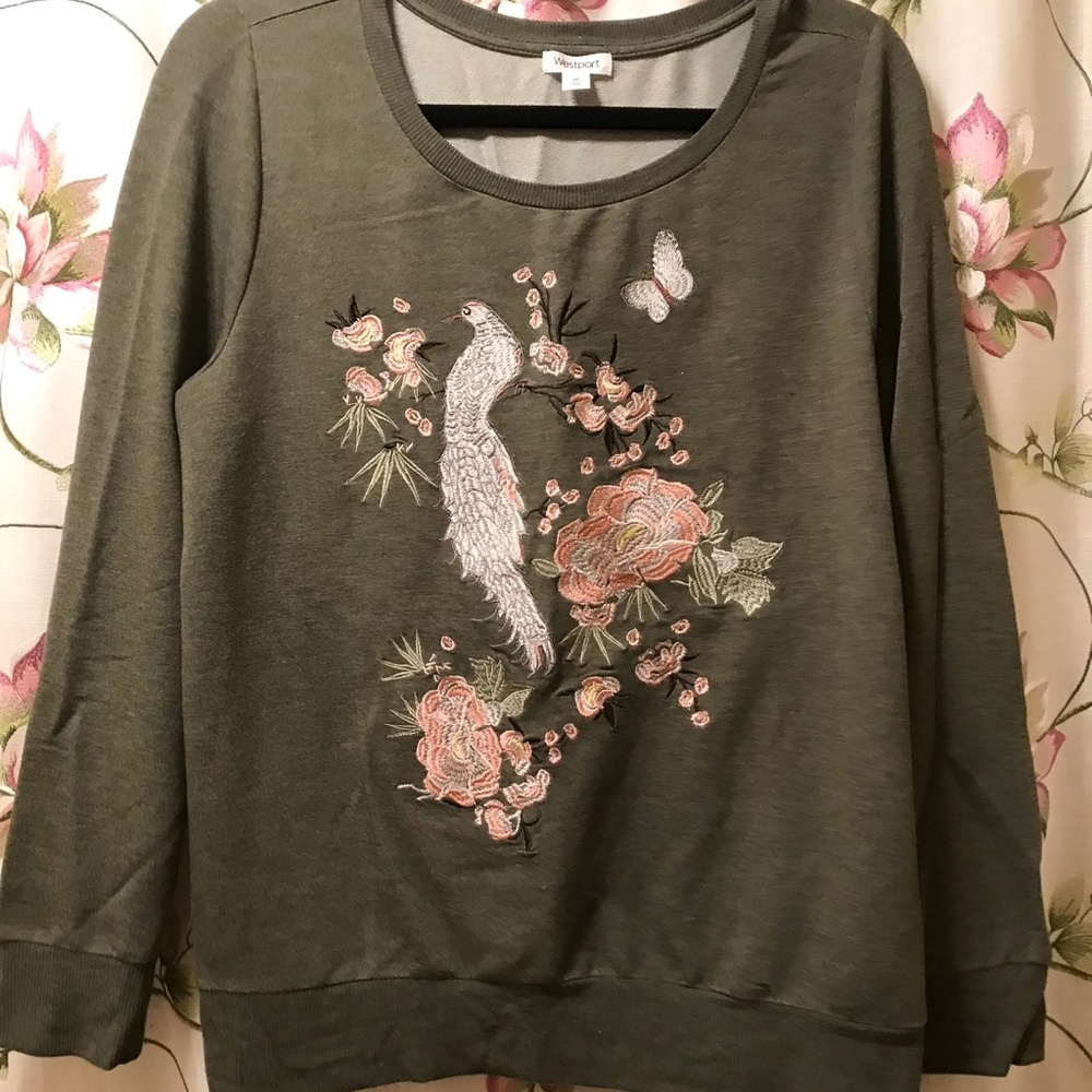 Embroidered sweater